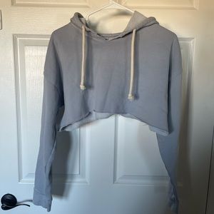 Cropped gym hoodie